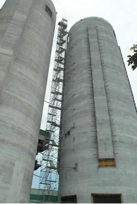 Planta cementera construcción de cilos